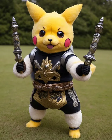 selfie photo of a humanoid pikachu corgi hybrid dressed as a warrior
highly detailed intricate