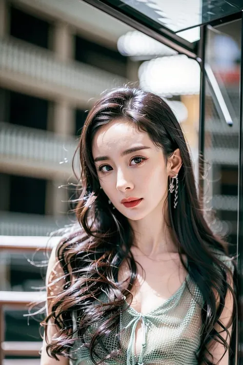 (yangmi), (ulzzang-6500-v1.1:1), 1girl, detailed face, medium breasts,
(Photo shot from above of a beautiful standing girl at the corner of a high-rise building, who is watching an awe-inspiring long exposure shot of the city at night with a dramatic contr...