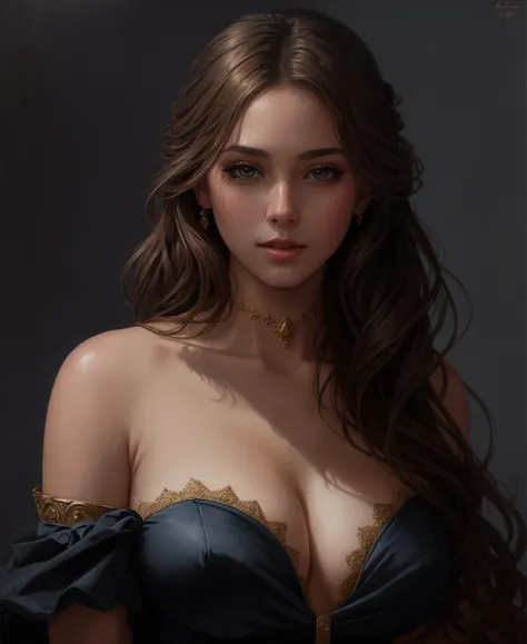 an award winning painting of a (beautiful woman:1.1), detailed, trending on artstation