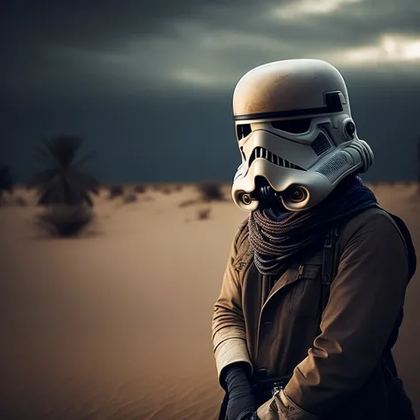 photo portrait of a stormtrooper dressed as Indiana jones on a safari in the savanna, rembrandt light, dramatic sky, exotic animals<lora:LyCORIS1024CV1024illuminatiDiffusionV1_v11:1>