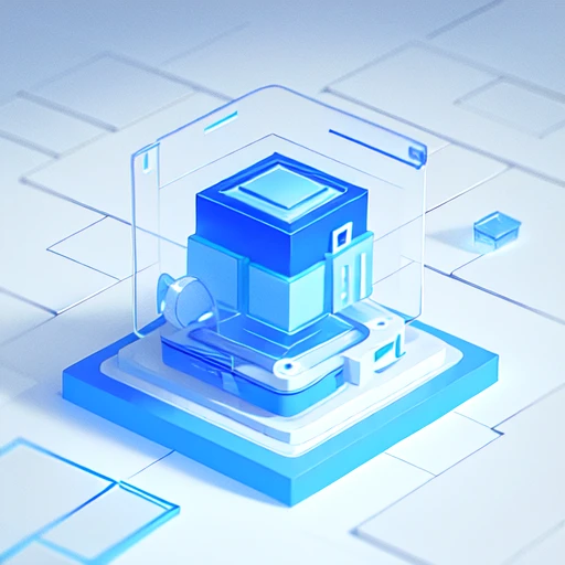 best quality, many details,4k,blender,octane render,C4D,transparent glass texture,DDicon,blue|orange, frosted glass, transparent technology sense, industrial design,white background,studio lighting, sunshine,flat, minimal,quasi-object,axisymmetric,Data, cy...