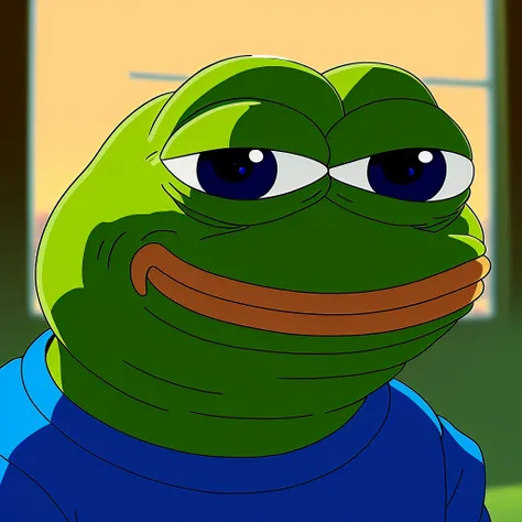 pepe_frog, portrait of a Deliriously happy and screaming Kermit the frog in Society (1989), highly detailed, centered, solid color background, digital painting, artstation, concept art, smooth, sharp focus, illustration, artgerm, donato giancola, Joseph Ch...