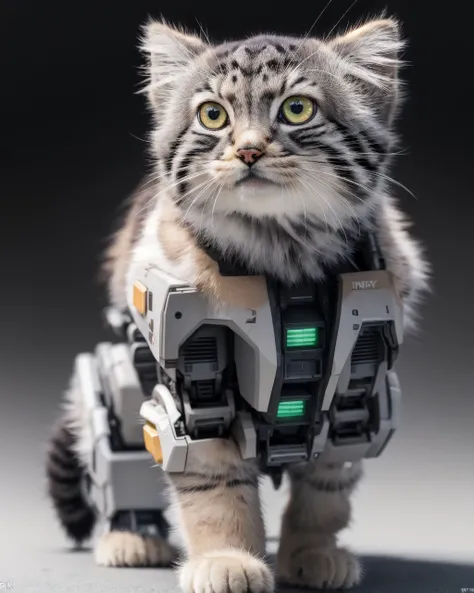 <lora:TUSUNv2-000016:0.65>, realistic photo, wide angle, photograph, (tusun kitten Cyborg :1.2), cyberpunk tucuncub, sci-fic, Fine and realistic tusun facial details, (realistic eye details:1.4), character concept design, Futurism, hyper detailed, battlefi...