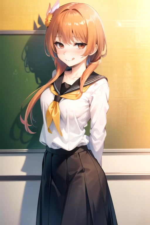 (extremely detailed CG unity 8k wallpaper), (masterpiece), (best quality), (ultra-detailed), (best illustration), (best shadow), (absurdres), 1girl, solo, looking at viewer, smug, smile, blush, tongue out, <lora:tachibanamarika-09:0.8>, tachibana marika, o...