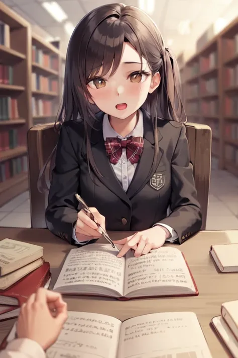 1girl, pov across table, table, library, book,
<lora:concept-pov_across_table-v1-000008:0.7>