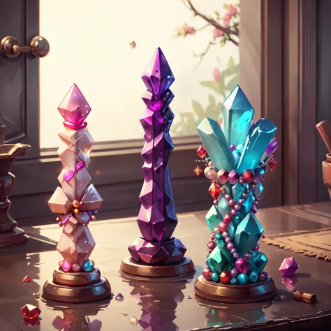 <lora:GemstoneAI-000012:.8> GemstoneAI, dildo , colorful