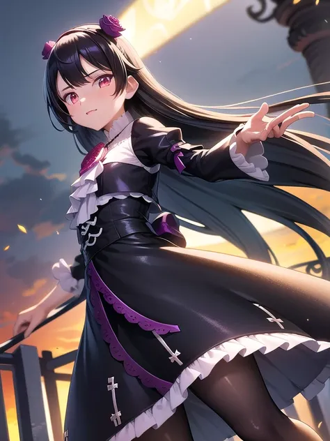 (hyper extreme detailed),(masterpeace),(hyper extreme),(photorealistic),CG,(colour:1.2), beautiful lighting,light from the front,official art, 1girl, sunny day,outdoor for park,
 <lora:kuroneko:1>,kuroneko,black hair, long hair, straight hair,red eyes, bla...