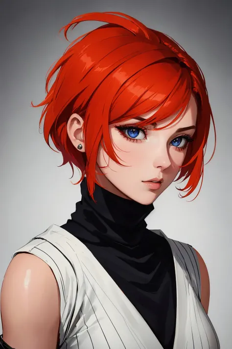 1girl, face, woman,  bmb-fc <lora:bimbo-fc-1.6a:1>, stunning intricate full color portrait, wearing a black turtleneck, epic character composition, by ilya kuvshinov, alessio albi, nina masic, sharp focus, natural lighting, subsurface scattering, f2, 35mm,...