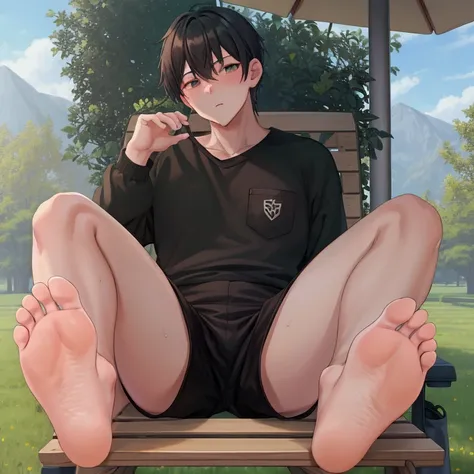 Male feet pose / barefoot