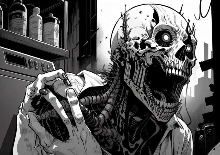 best quality,masterpiece,<lyco:itostylelora:0.6>,junji ito style,inked,horror manga,giger,ghost in the machine,