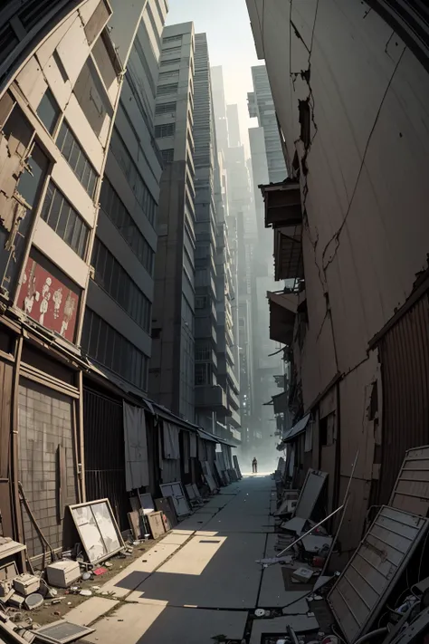 masterpiece, best_quality, ultra-detailed, immaculate:1.3), (masterpiece, best_quality, ultra-detailed, immaculate:1.3), anime movie background, official art, outlandish location design, a (After Hours:1.3) (junkyard:1.3)[, trending on artstation::0.4], fi...