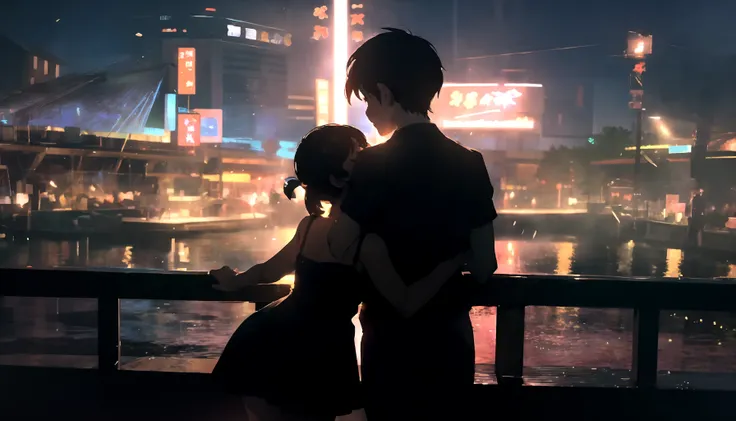 closed mouth, (smile:1.2),(dark skin:0.8)
BREAK
The whispered breeze seems soft and hushed, A waltzing lullaby for wanderlust, The neon lights blaze a dreamers trail, A respite from reality - their holy grail.
<lora:breakA-lighting-isolation-768.safetensor...