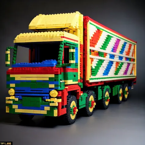 <lora:legoaisd:1> legoai truck , detailed, intricate