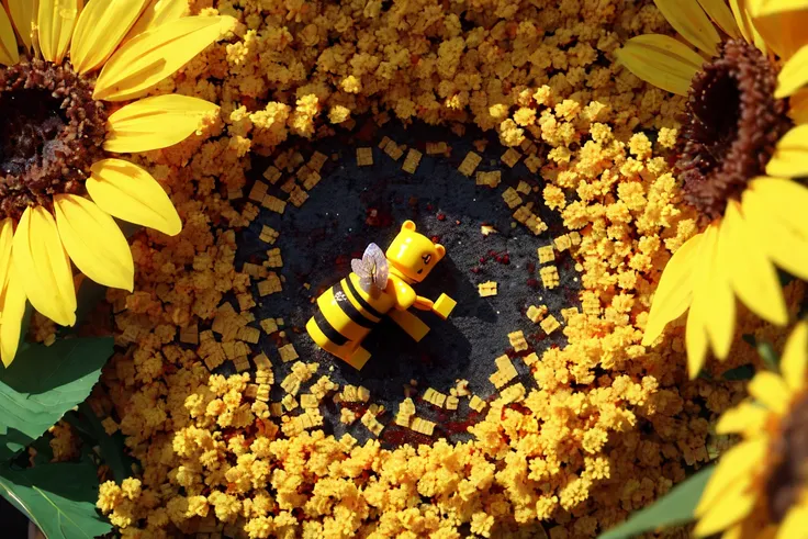 <lora:legoairev:1> legoai,
close-up, sunflower,  bee,, (masterpiece:1.3), (best_quality:1.3), (ultra_detailed:1.3), 8k, extremel...