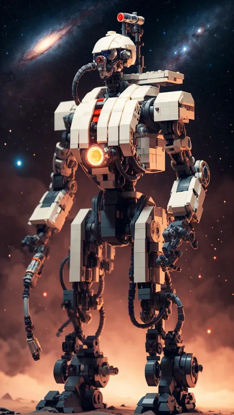 <lora:legoairev:1> legoai terminator, galaxy background