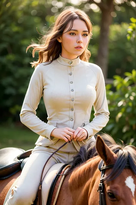 photo of a woman, (wearing equitation_outfit:1.3),
good hand,4k, high-res, masterpiece, best quality, head:1.3,((Hasselblad photography)), finely detailed skin, sharp focus, (cinematic lighting), night, soft lighting, dynamic angle, [:(detailed face:1.2):0...