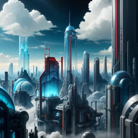 <lora:PastTech-20:0.8>,plasttech,synthetic,transparent , scifi,
city, clouds, blue sku,