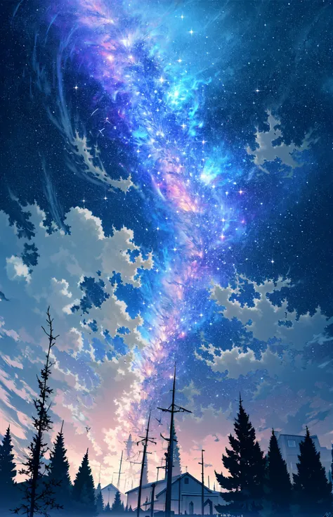 <lora:mocha style:0.8>,mocha style,star,milk galaxy,night:1,forest:1.3