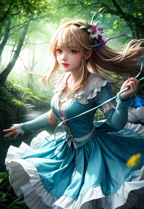 girl in a forest with floating flowers, river, puffy, puffy cheeks, cute,
vibrant colors, colorful art style,
soft lighting, soft shadows, detailed textures, dynamic lighting,
nice hands, perfect hands,
<lyco:GoodHands-beta2:1.0>
<lora:add_detail:1>