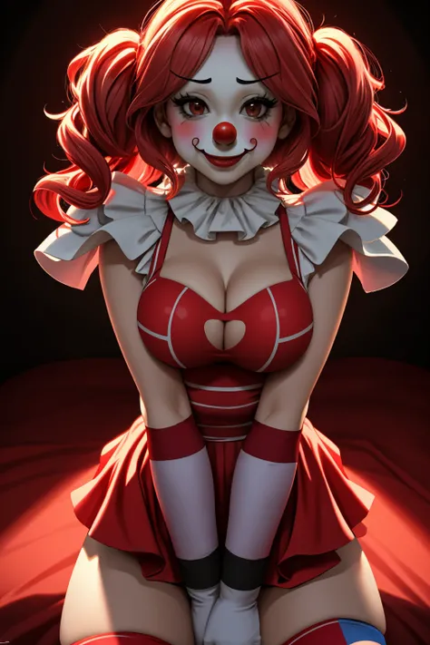 Masterpiece, absurdres,HDR,8k,excited,smirking,best quality,
edgClussy,red clown nose, a woman wearing edgClussy
 <lora:edgClussy:0.7>