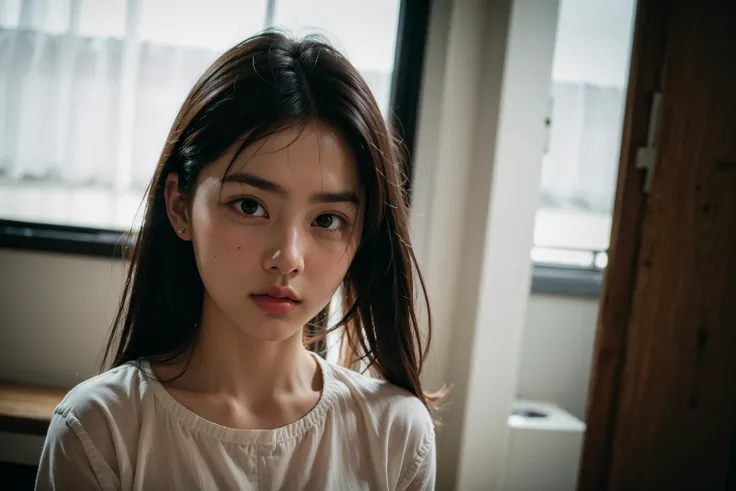 Humanistic Photography,film photography,long shot,negative space,
Panoramic photo of classroom after school,
soft light,rim light,beautiful shadow,low key,(photorealistic, raw photo:1.2),(natural skin texture, realistic eye and face details),hyperrealism,u...