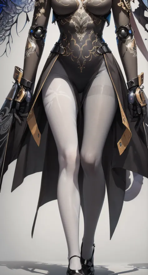 (masterpiece, top quality, best quality, official art, beautiful and aesthetic:1.2), ((1mechanical girl)), extreme detailed,(fractal art:1.3),colorful,highest detailed,
((40d grey pantyhose)),grey pantyhose,pantyhose,
<lora:40d_grey_pantyhose-001:0.8>