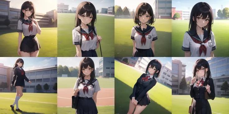 <lora:school_yard_v0.1:1>
school yard, field, 1girl, school uniform,, masterpiece, best quality, highly detailed