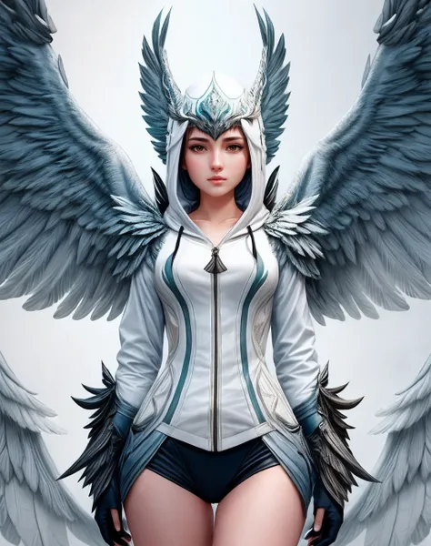((Masterpiece, best quality)),photography, detailed skin, realistic, photo-realistic, 8k, highly detailed, full length frame, High detail RAW color art, diffused soft lighting, shallow depth of field, sharp focus, hyperrealism, cinematic lighting
edgGaruda...