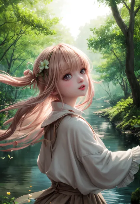 girl in a forest with floating flowers, river, puffy, puffy cheeks, cute,
vibrant colors, colorful art style, 
soft lighting, soft shadows, detailed textures, dynamic lighting,  
nice hands, perfect hands, 
<lyco:GoodHands-beta2:1.0> 
<lora:add_detail:1>