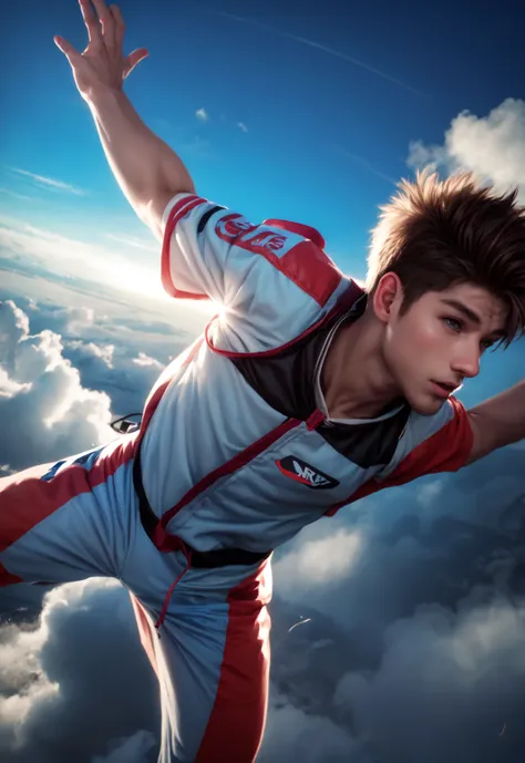 boy skydiving, clouds, wind, muscular,
vibrant colors, colorful art style, 
soft lighting, soft shadows, detailed textures, dynamic lighting,  
nice hands, perfect hands, 
<lyco:GoodHands-beta2:1.0> 
<lora:add_detail:1>