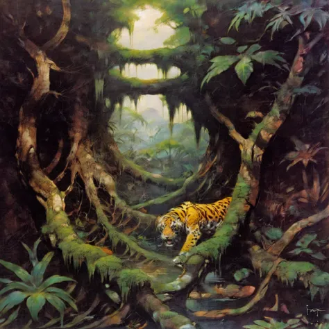 <lora:fr4z3tt4:1>fr4z3tt4 jungle