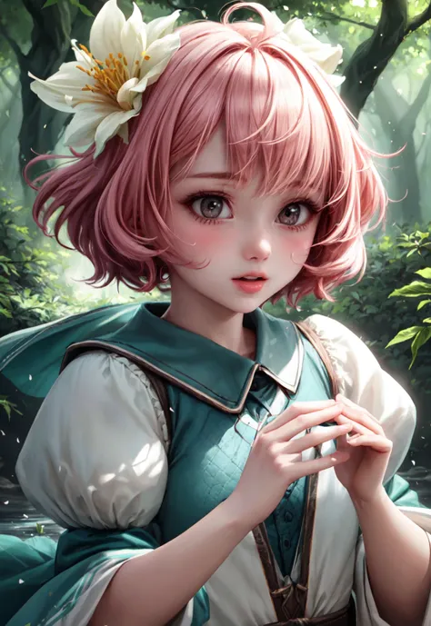 girl in a forest with floating flowers, river, puffy, puffy cheeks, cute,
vibrant colors, colorful art style, 
soft lighting, soft shadows, detailed textures, dynamic lighting,  
nice hands, perfect hands, 
<lyco:GoodHands-beta2:1.0> 
<lora:add_detail:1>