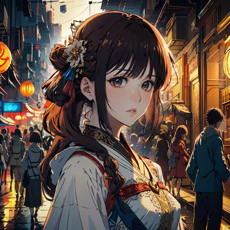 best quality, masterpiece, 4k, highres, anime film, intricate detailed, hdr, 1girl,