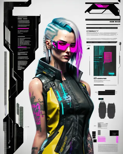 cyberpunk graphics, (( a cyberpunk 2077 character, fashion  ))<lora:cybergraphic_sdxl:1.0>