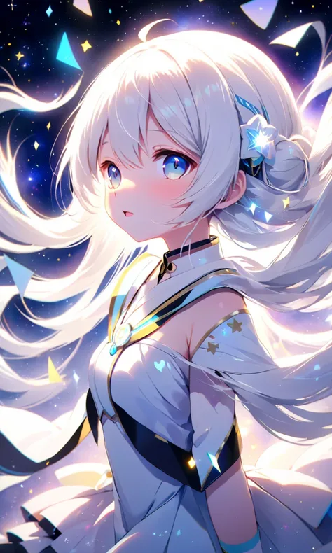 masterpiece, high quality, 8k, beautiful lighting, 1girl, solo, <lora:anime_sdxl_v1:0.75> vocaloid, white hair, yuki popopo, zzzzkyqyqzki, zzzzkyqzkis musical awakening, zzzzkyqrhs, zzzzkyp style, zizi zayoi, zirorong, zuzi zayoi