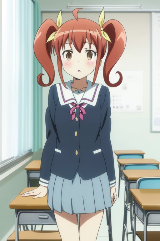 <lora:Oreimo_kurusu kanako:0.7> kurusu kanako, school uniform,, 8k, masterpiece, absurdres, anime,