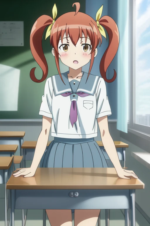 <lora:oreimo_kurusu kanako:0.7> kurusu kanako, school uniform,, 8k, masterpiece, absurdres, anime,