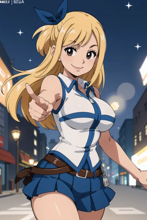 centered, award winning photo, (looking at viewer:1.2), | smile,  Lucy_Heartfilia, | | dynamic pose, bokeh, depth of field, cinematic composition, | <lora:Lucy_Heartfilia_Anime:0.8>