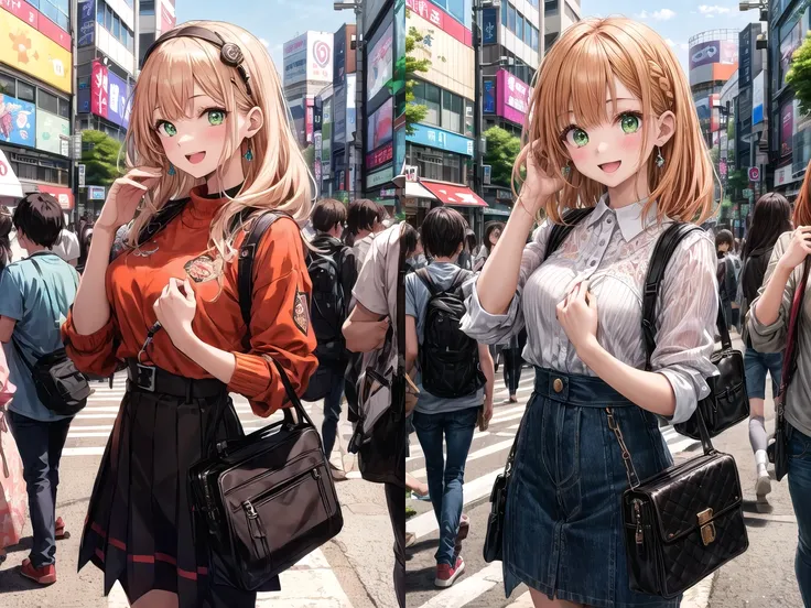 insanely detailed, absurdres, ultra-highres, ultra-detailed, best quality, 1 girl, solo, 16 years old, nice hands, perfect hands, BREAK, happy smile, laugh, open mouth, dynamic pose, cowboy shot, looking at viewer, BREAK, slender, kawaii, perfect symmetric...