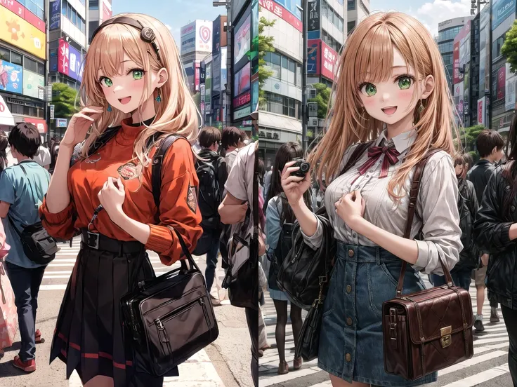 insanely detailed, absurdres, ultra-highres, ultra-detailed, best quality, 1 girl, solo, 16 years old, nice hands, perfect hands, BREAK, happy smile, laugh, open mouth, dynamic pose, cowboy shot, looking at viewer, BREAK, slender, kawaii, perfect symmetric...