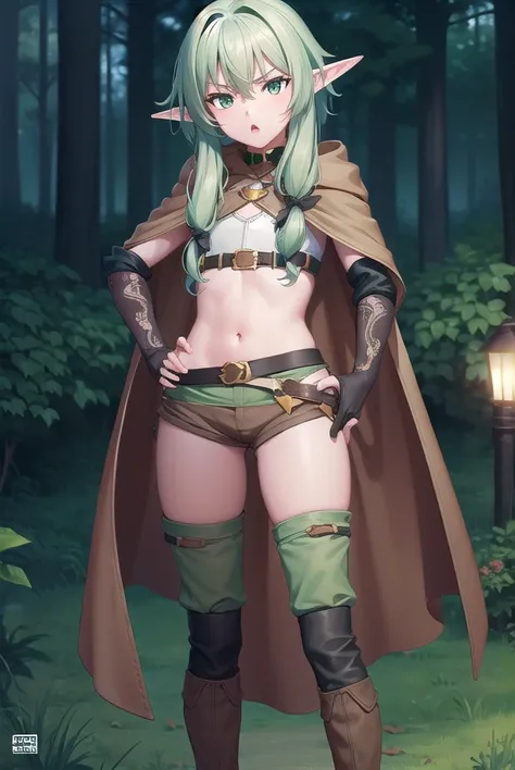 highelfarcher, <lora:highelfarcher-lora-nochekaiser:1>, 
high elf archer, elf, (green eyes:1.5), green hair, hair between eyes, ...