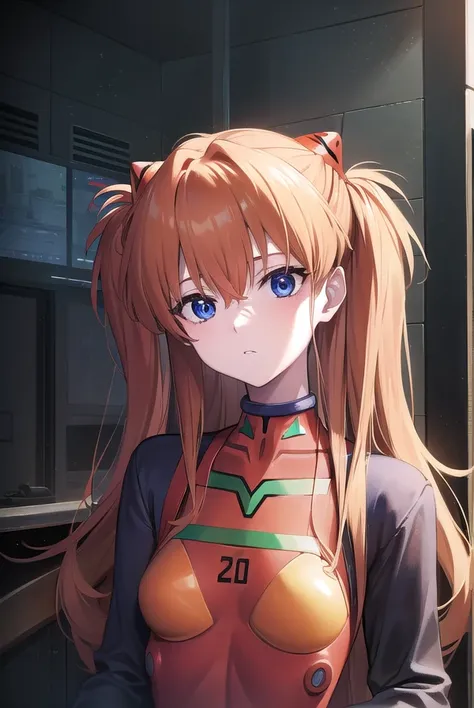 asukalangley, <lora:asukalangleysouryuu-lora-nochekaiser:1>,
asuka langley soryu, (souryuu asuka langley:1.5), blue eyes, hair between eyes, headgear, interface headset, orange hair, two side up,
BREAK bodysuit, long sleeves, plugsuit, red bodysuit,
BREAK ...