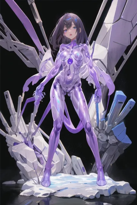 Translucent skin mechanical girl