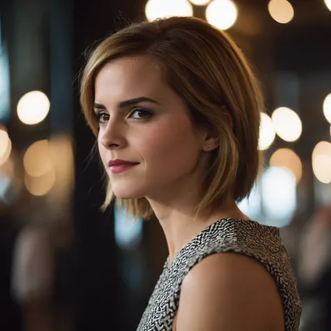 cinematic photo an exquisite portrait photograph, 85mm medium format photo of ((ohwx woman)) with a classic haircut <lora:watson_lora_v2_128:1> . 35mm photograph, film, bokeh, professional, 4k, highly detailed