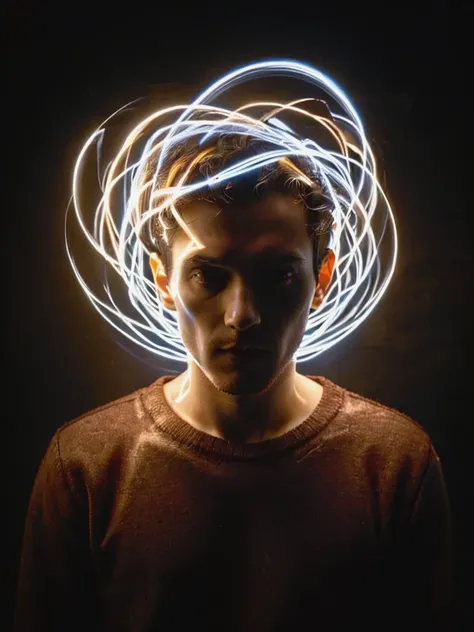 ral-exposure, a man with a light painting around his head <lora:ral-exposure-sdxl:1>