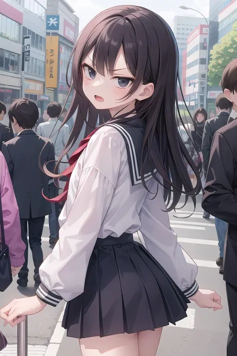 <lora:gekioko_v250:1>
(cleavage:-1.5),
insanely detailed, absurdres, ultra-highres, ultra-detailed, best quality,
1girl, solo, nice hands, perfect hands,
BREAK,
(wearing school uniform),
angry, open mouth, cowboy shot,
BREAK,
slender, kawaii, perfect symme...