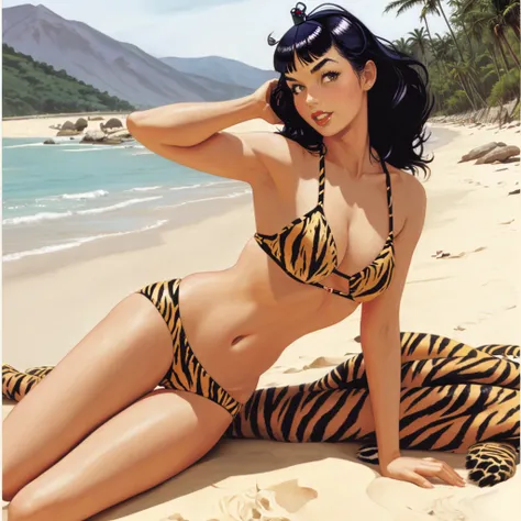 Bettie Page - Queen of Nile by Frank Cho, Aesthetrics