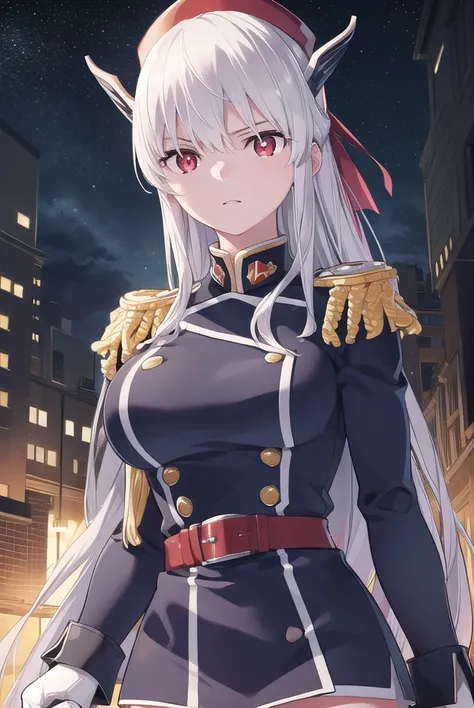 kyoukauzen, <lora:kyouka uzen manga-lora-nochekaiser:1>,
kyouka uzen, long hair, (red eyes:1.5), very long hair, white hair,
BREAK thighhighs, gloves, hat, boots, belt, sword, uniform, zettai ryouiki, military, military uniform, thigh boots, shako cap,
BRE...