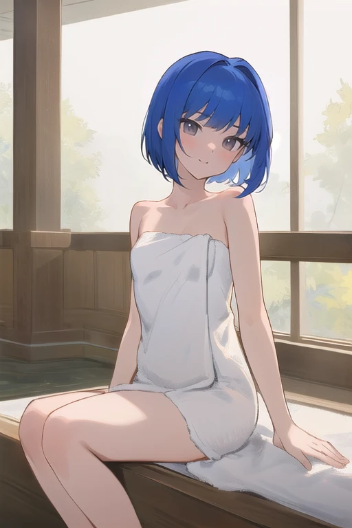 naked towel/裸バスタオル