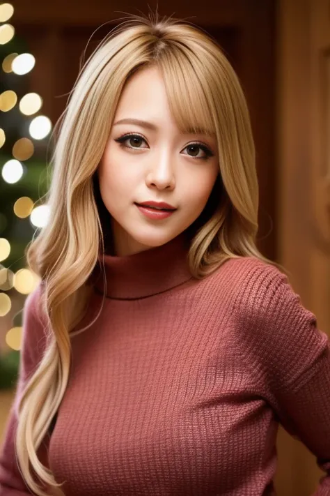 1girl,(wearing a turtleneck sweater),(winter jacket),(RAW photo, best quality), (realistic, photo-realistic:1.4), masterpiece, an extremely delicate and beautiful, extremely detailed, 2k wallpaper, Amazing, finely detail, extremely detailed CG unity 8k wal...